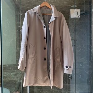 Khaki trench coat